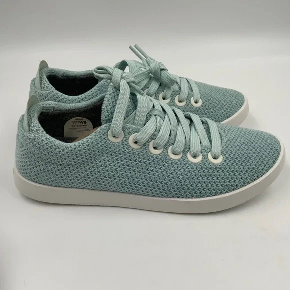 Allbirds TPIW8 Women's Light Blue Knit Lace Up Sneakers Size 8 - Picture 3 of 8